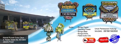 Florist Jual Bunga Rumah Duka RS PGI Cikini Murah Meriah